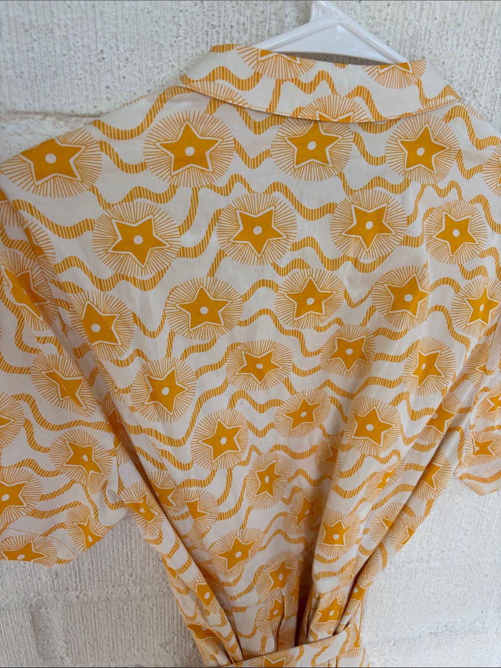 Boden Anastasia Button Down Yellow Floral Midi Shirt Dress sz 8 R - Picture 7 of 10